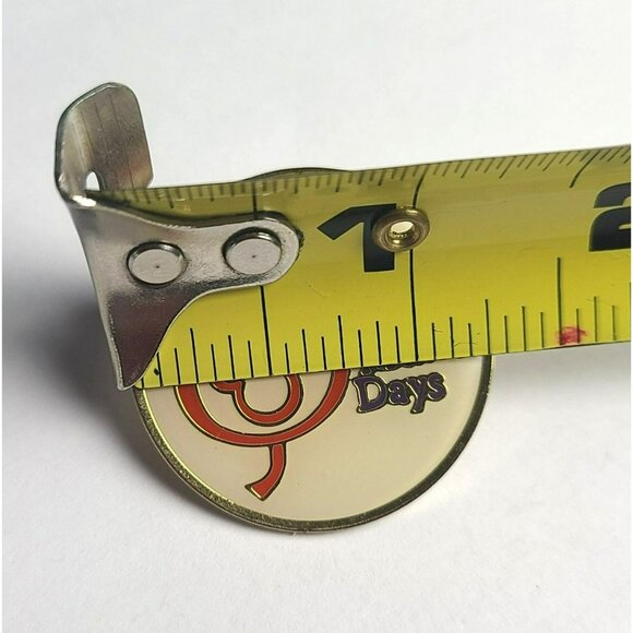 Vintage Disney Magic Music Days Lapel Pin Badge Round Gold Tone - Picture 6 of 7